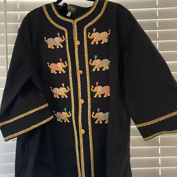 NWOT Bob Mackie women’s embroidery jacket - Picture 7 of 11